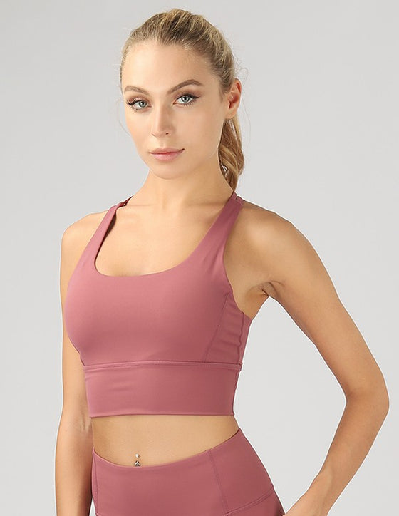 Strappy Back Active Crop Top