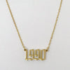 Birth Year Necklace