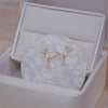 14K Gold Fairy Crystal Drop Earring