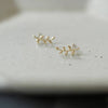 14K Gold Leaf Earring