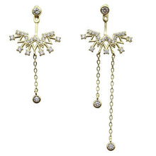  14K Gold Snow Sparkly Zircon Earring