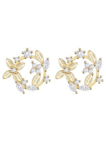  14K Gold Vermeil Flower Earring