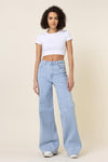 Low Rider Wide Leg Jeans