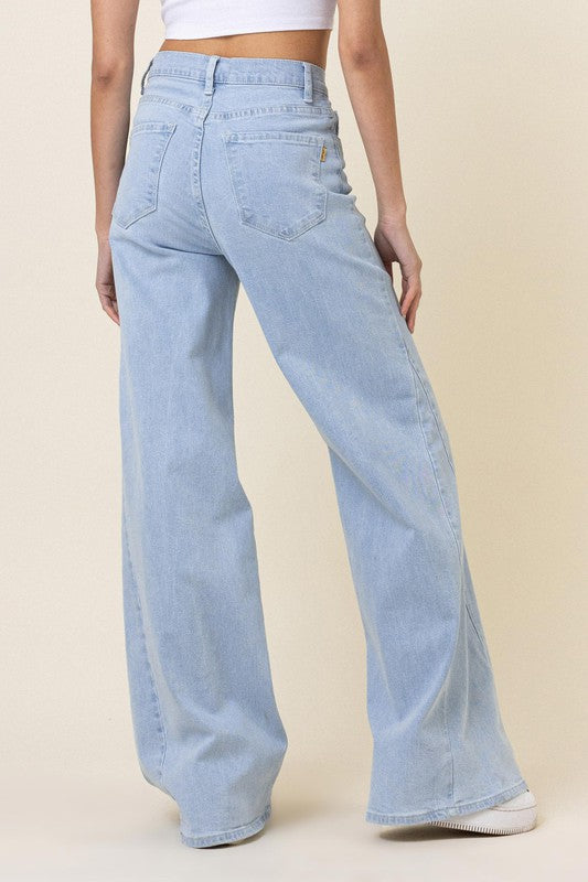 Low Rider Wide Leg Jeans