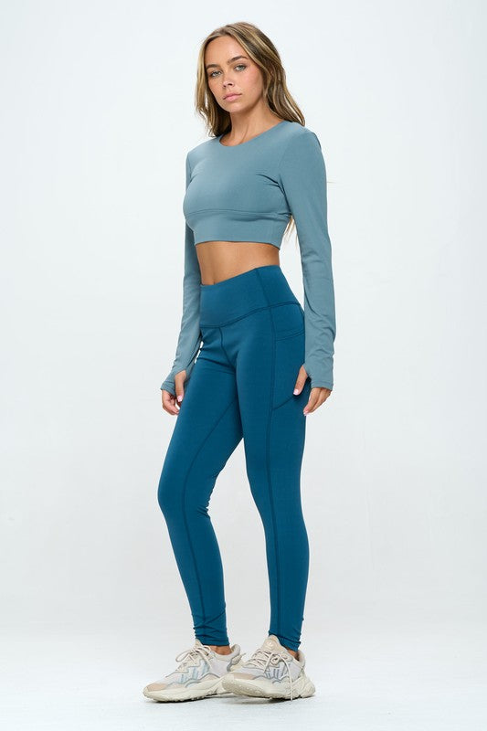 Two-Tone Activewear Set