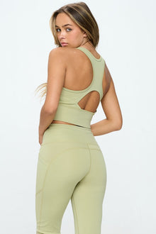  Two Piece Activewear Set Cut Out Detail