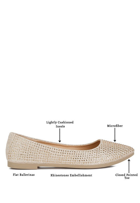 Studded Ballerina Flats