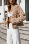 Faux Fur Crop Jacket