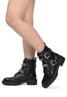  Bike Boots with Metal Chains