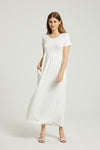 Women's Summer Casual Maxi Dress With Pocket