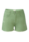 Raw Hem Denim Shorts