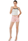Raw Hem Denim Shorts