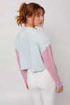 Long Sleeve Contrast Top