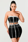 Connect the Beads Tube Bandage Dress