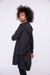 Longline Hooded Cardigan with Pockets