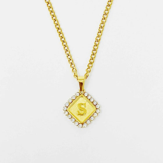 Aztec Delight Initial Necklace