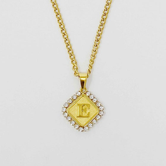 Aztec Delight Initial Necklace