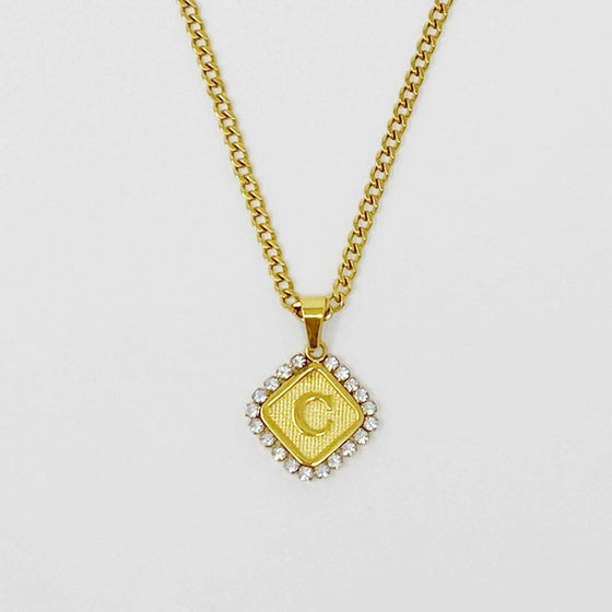 Aztec Delight Initial Necklace