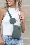 Eva Clippable and Removable Coin Pouch Crossbody