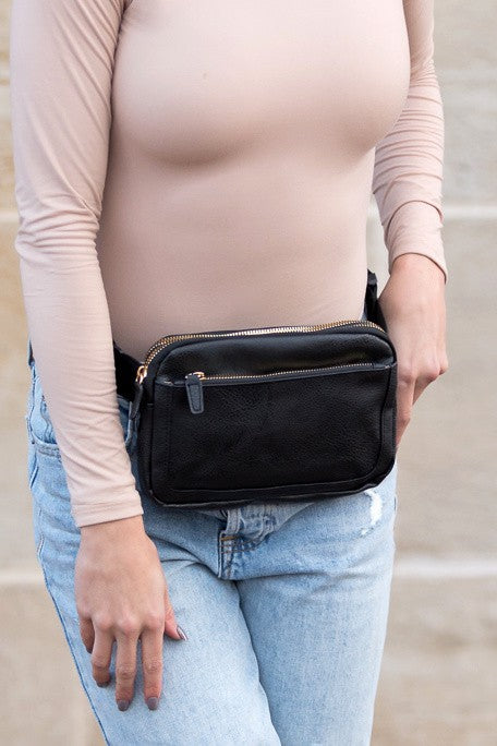 Vegan Leather Everywhere Sling Belt Bag