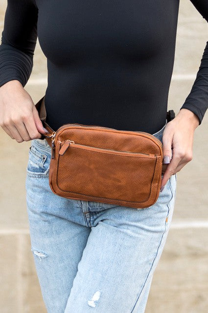 Vegan Leather Everywhere Sling Belt Bag