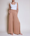 SMOCK ELASTIC WAIST MAXI PALAZZO