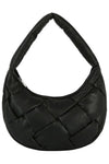 Ecostitch Puffy Woven Hobo Shoulder Bag