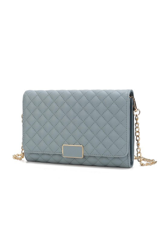 Gretchen Quilted Envelope Clutch Crossbody