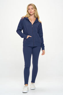  Basic Fall Casual Active Hoodie Set