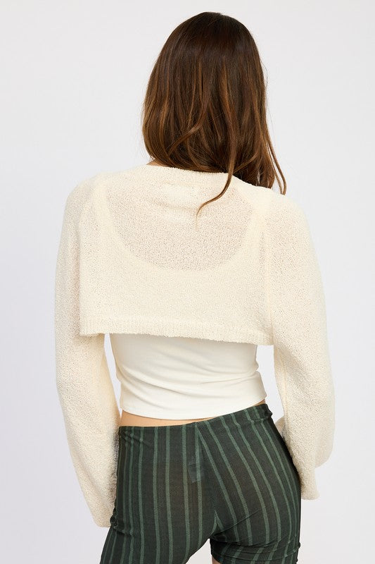 BLOUSON SLEEVE BOLERO