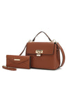 Hadley Satchel Bag with Wristlet