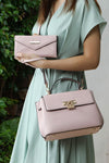 Hadley Satchel Bag with Wristlet