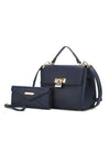 Hadley Satchel Bag with Wristlet