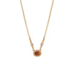 Autumn Gemstone CZ Necklace