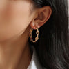 Zircon Hoop Earring