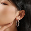 Zircon Hoop Earring