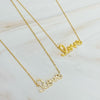 Lovely Love Necklace - Paved