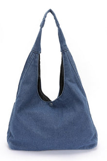  Denim Oversize Hobo Bag