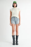SLEEVELESS SWEATER TOP