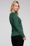 Viscose Round Neck Basic Sweater