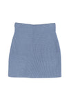 Ribbed Knit Crop Top and Skirt Set