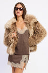 Zafrina Faux Fur Coat
