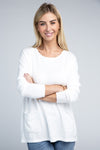 Viscose Front Pockets Sweater