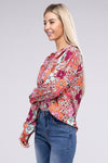 Floral Printed Long Sleeve Shirt