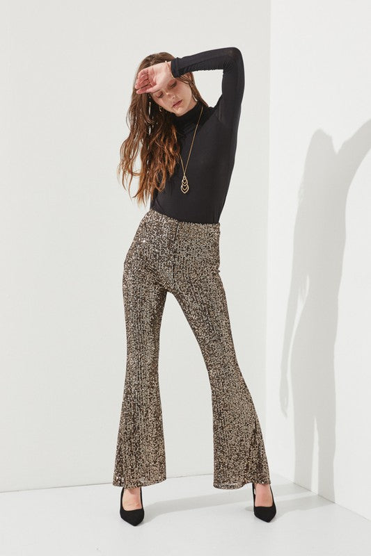 HIGHWAIST SEQUIN PANTS KRP3080