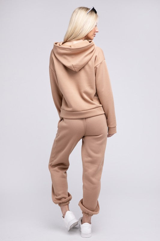 Drop Shoulder Hoodie and Pants