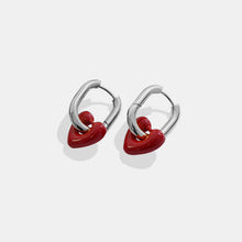  Heart Titanium Steel Earrings