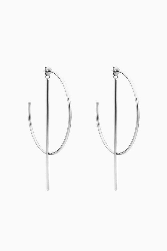 C-Hoop Stainless Steel Earrings