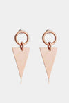 Stainless Steel Triangle Dangle Earrings