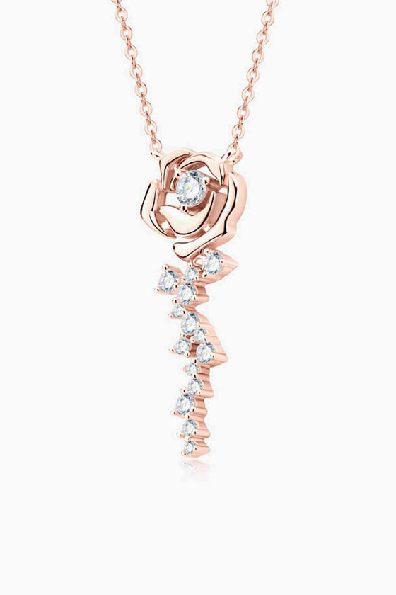 Rose Gold-Plated Pendant Necklace in 925 Sterling Silver 18K